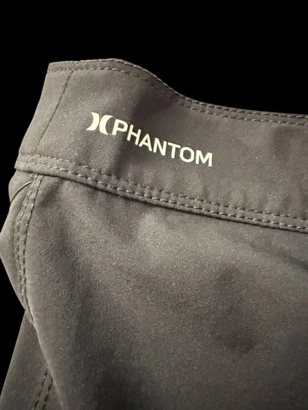 NWT Hurley Phantom One and Only Big and Tall Solid Boardshorts Size 46 Black
